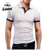 Buy cheap Summer Oversized Cotton Polo T Shirts Short Sleeve With Embroidery Logo from wholesalers