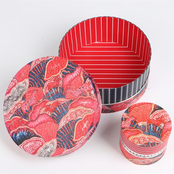 Buy cheap Personalized Fancy Folding Packaging Boxes Recycled Cardboard Round Gift Box from wholesalers