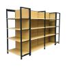 Buy cheap Steel Wood Gondola Shelving Household Multi Storey Living Room Bookshelf from wholesalers