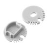 Buy cheap Aluminium Suspended LED Profile Heat Dissipation Round LED Extrusion Anodized from wholesalers