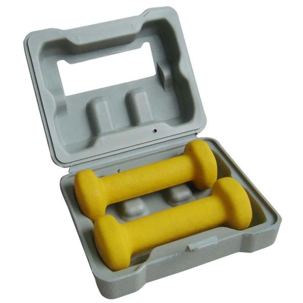 Buy cheap Eco-freiendly Colorful weight lifting Neoprene PVC Vinyl Dipping Dumbbell With Carry Box from wholesalers