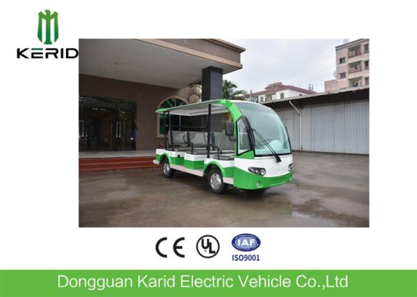 Buy cheap Battery Operated 4 Wheel Electric Shuttle Bus 48V Motor For Public Area Transportation from wholesalers