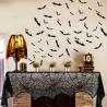 Buy cheap 12pcs PVC Halloween Christmas Ornaments 3D Stickers Black Bats For Wall Decor from wholesalers