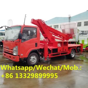 Buy cheap Customized ISUZU 16m telescopic type hydraulic bucket truck for sale,new good product