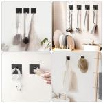 Adhesive Heavy Duty Waterproof Bathroom Shower Wall Towel Hooks Stainless Steel