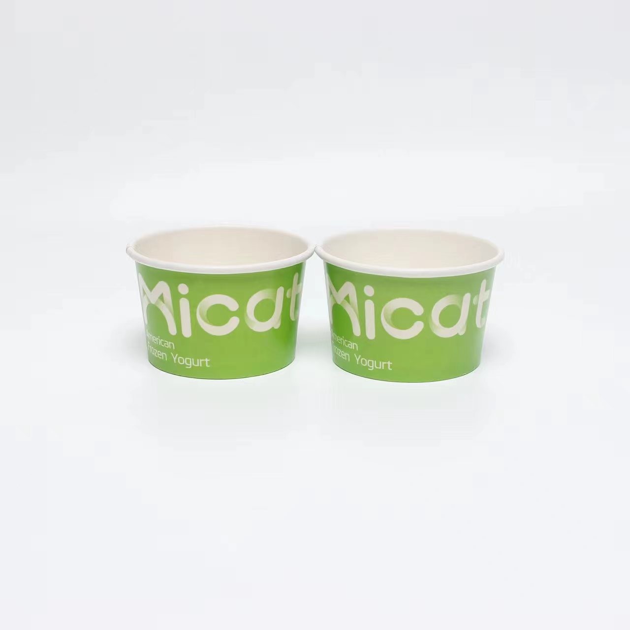 Make Paper Bowl Ice Cream Cup disposable snack bowl ice cream cup packing bowl double PE film cup