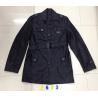 Buy cheap 6693 Men's black pu fashion long jacket coat stock from wholesalers