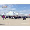 Buy cheap 20m Big Aluminum Outdoor Exhibition Tents Frame Retardant DIN 4102 B1 from wholesalers