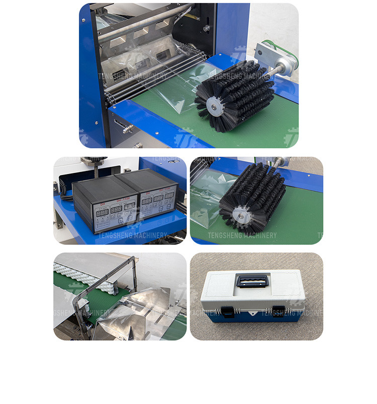220V Double Frequency Converter Control Pillow Type Packing Machine