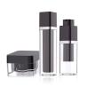 Buy cheap Square Black Acrylic Clear Airless Pump Bottles Bulk And Jar from wholesalers