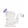Buy cheap 14mm Nano Globe Rig Quartz Borosilicate Glass Hand Smoking Pipes from wholesalers