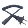 Buy cheap Durable 2pin black power cable for shaver copper power cord from wholesalers
