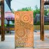 Buy cheap 1.5-3mm Corten Steel Privacy Screen Garden Ornament from wholesalers