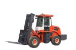 3500kg Diesel Powered Forklift Rough Terrain Forklift Trucks For Poor Road