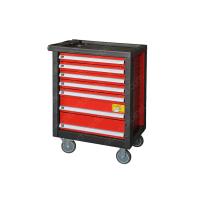 Buy cheap Red Black 7 Drawers Metal Premium Tool Chest Cylinder Lock Multifunctional product