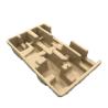 Buy cheap Natural Brown Moulded Pulp Tray Disposable Recycled 3mm Thickness from wholesalers