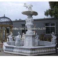 Buy cheap Large white marble fountain product