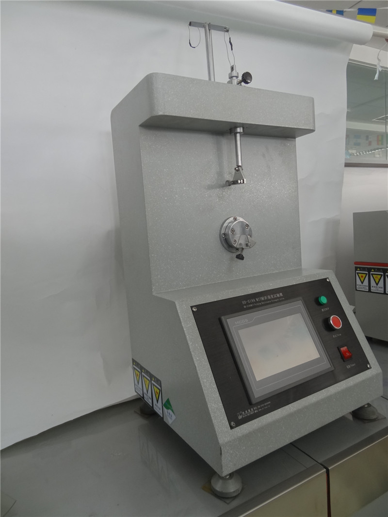 LCD Paperboard Paper Testing Equipments , Touch Screen Control MIT Folding
