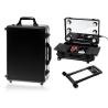 Buy cheap Aluminum Frame Cosmetic Beauty Case With Mirror And Light Easy To Move from wholesalers