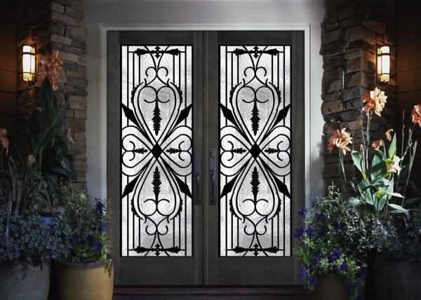 Buy cheap Traditional Custom Spray Coating Wrought Iron Glass With Hot Dipfabricated from wholesalers