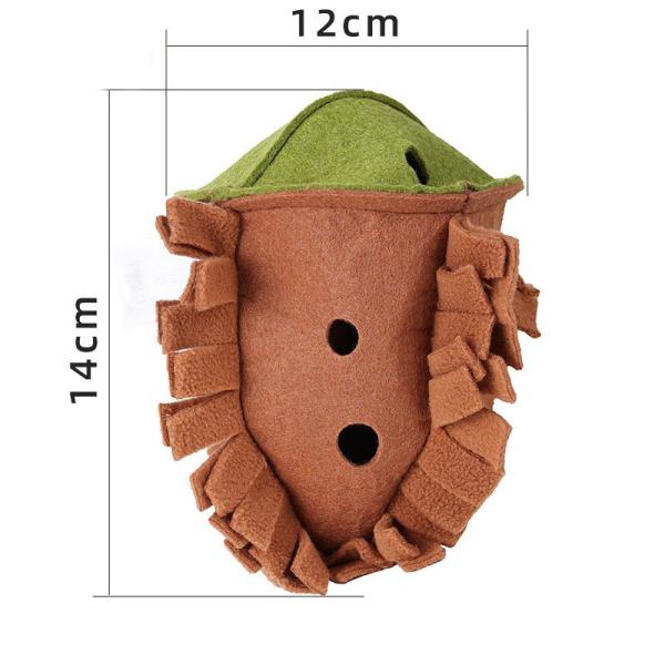 Pet Nut Plush Sniffing Gnawing Molar Toys Self Hi Interactive Dog Missing Food Educational Toys