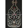 Buy cheap Elk rhinestone crowns custom deer christmas pageant crowns for holiday pageant crowns wholesale crystail pageant crowns from wholesalers