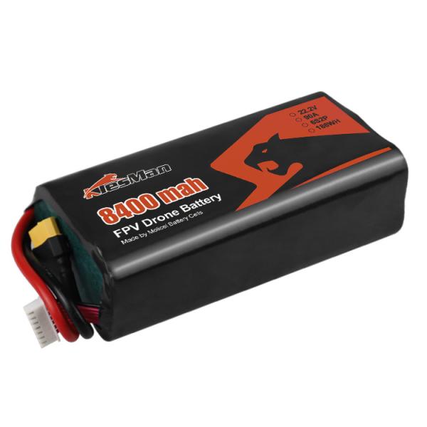 Molicel 21700 Low Temperature P42A Battery 22.2V 6S2P 8400mAh Lipo Battery for