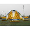 Buy cheap 12m high 3 lanes giant inflatable hippo water slide for adults and kids outdoor inflatable water park fun from wholesalers