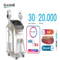 Buy cheap Vertical Ems 2 Handles Body Sculpting Muscle Building RF Slimming Machine product