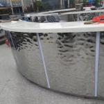 Embossed Stainless Steel Corrugated Sheet Silver Gold Plate