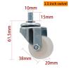 Buy cheap Small Swivel Wheel Caster 1.5 Inch 40kg TPA Threaded Caster Wheels 2615S-23 from wholesalers