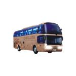60 Seater Luxury Model Coach Bus with Dongfeng Dona Axle and 298/80R22.5 Tyres