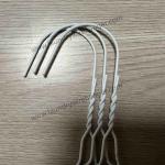 16-inch Painted Golden Laundry Wire Hanger, 1.9mm Diameter for Dry Cleaners