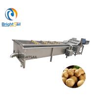 Buy cheap Fruit Vegetable SUS304 4.5kw Air Bubble Washing Machine product