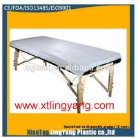Buy cheap Waterproof Anti Dust Disposable Bed Sheets Without Elastic 70x20mm / 80x210mm product