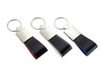 Buy cheap Sector PU Leather Key Chains Debossing Logo Zinc Alloy Key Holder from wholesalers