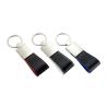 Buy cheap Sector PU Leather Key Chains Debossing Logo Zinc Alloy Key Holder from wholesalers