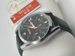 Factory Stylish Quartz Light Watch Waterproof Leather Watch With Date Display