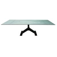 Buy cheap Ceramic Topped Extension Dining Table 2.1 Meter Stainless Base Customized Color product