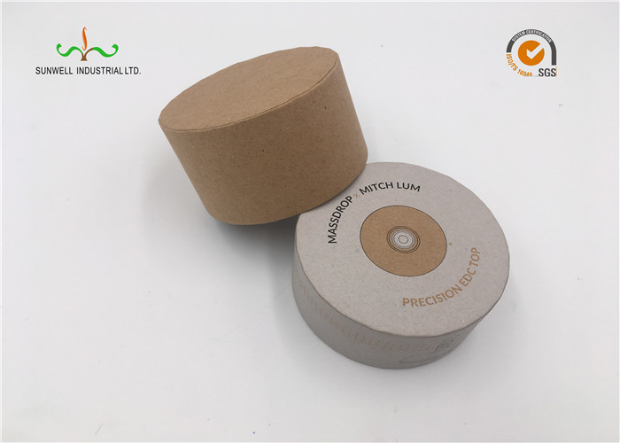 Coffe / Tea / Cosmetic / Candle Cardboard Cylinder Tubes Packaging Box SGS ISO9001
