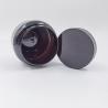 Buy cheap Black Round Single Wall PET Plastic Cosmetic Jars 500ml For Body Butter from wholesalers