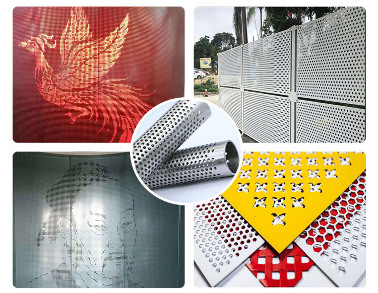 Anti Corrosion Decorative Steel Plate OEM Perforated Metal Sheet