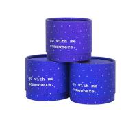 Buy cheap Fancy Paper Cylinder Box With Silver Stamping 128gsm 157gsm 400gsm Thickness product