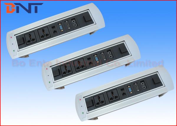 Buy cheap 180 Degree Desktop Motorized Flip Up Rotating Power Strip For Conference Furniture from wholesalers