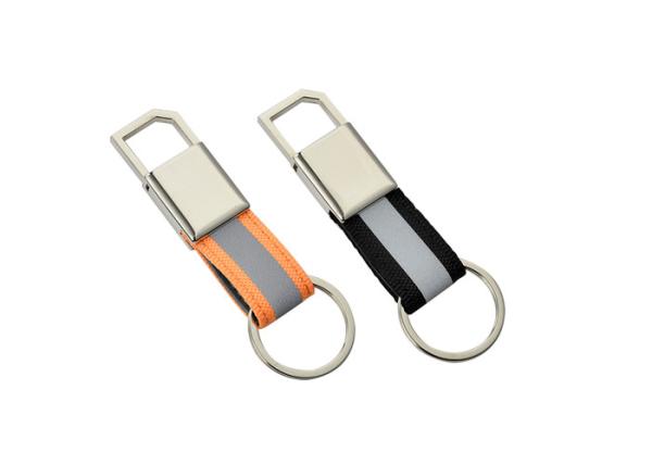 Buy cheap Canvas Strap Metal Keychain Holder Small Metal Snap Hook Key Ring from wholesalers