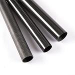 High Quality Matte Carbon Fiber Round Tube Customized 25MM 30MM 50MM Carbon