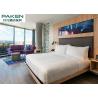 Buy cheap Natural Veneer Hotel Bedroom Sets Loose Furniture + Fixed Furniture Large Headboard from wholesalers