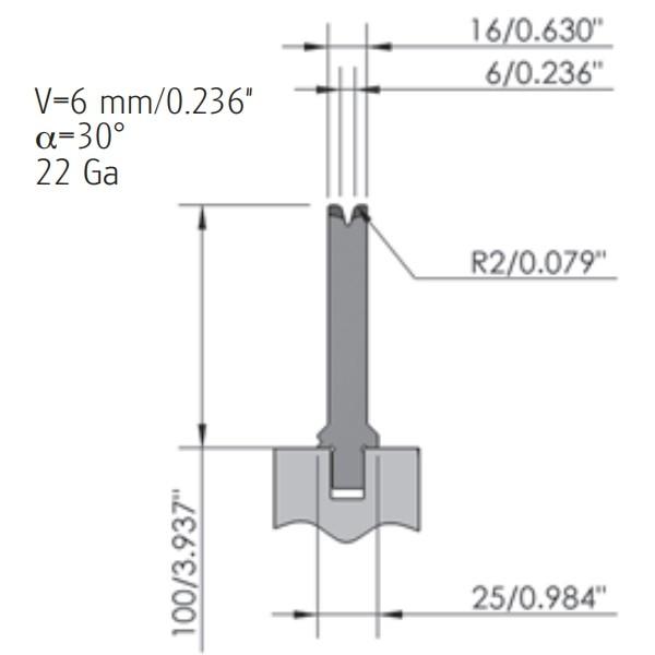 Buy cheap Press Brake Wila 1v Die Bending Dies For Bending sheet metal from wholesalers