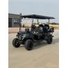 Buy cheap 4+2-Seater Black Electric Off-Road Luxury Golf Cart Lithium Battery Equipped With 14-Inch Off-Road Tires from wholesalers