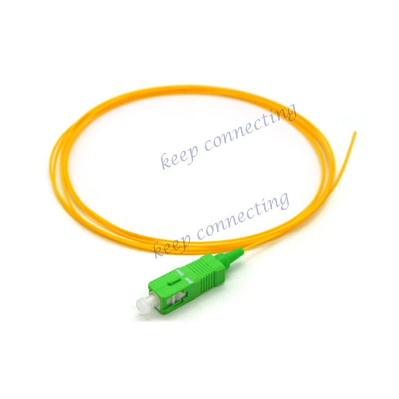 12 Cores FTTH Fiber Optic LC UPC LZH/PVC Pigtail 0.9mm Diameter TDM 900 2 Singlemode
